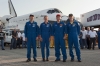 STS 135 Crew after Landing