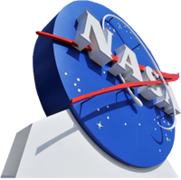 NASA Logo on Building